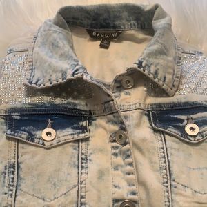 Denim and Pearl Jacket
